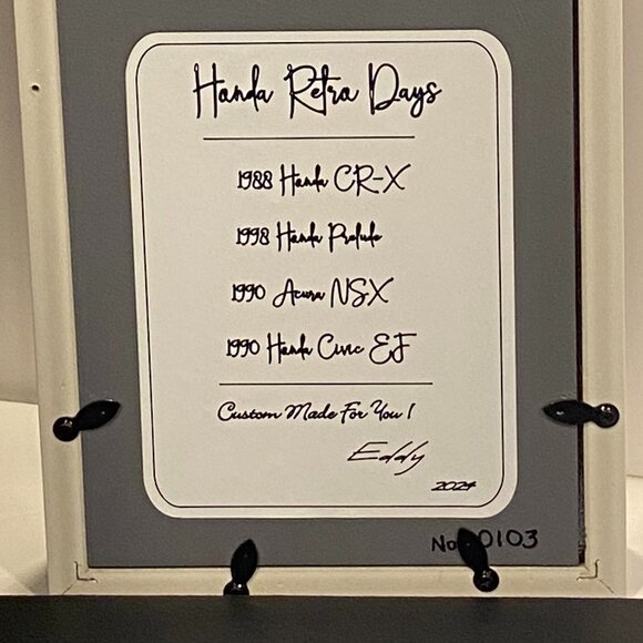 Hot Wheels Honda's Custom Die cast Display by Eddy's Lane - Picture 10 of 13